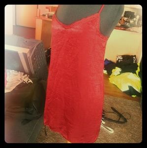 Hollister medium burgandy nightgown slip